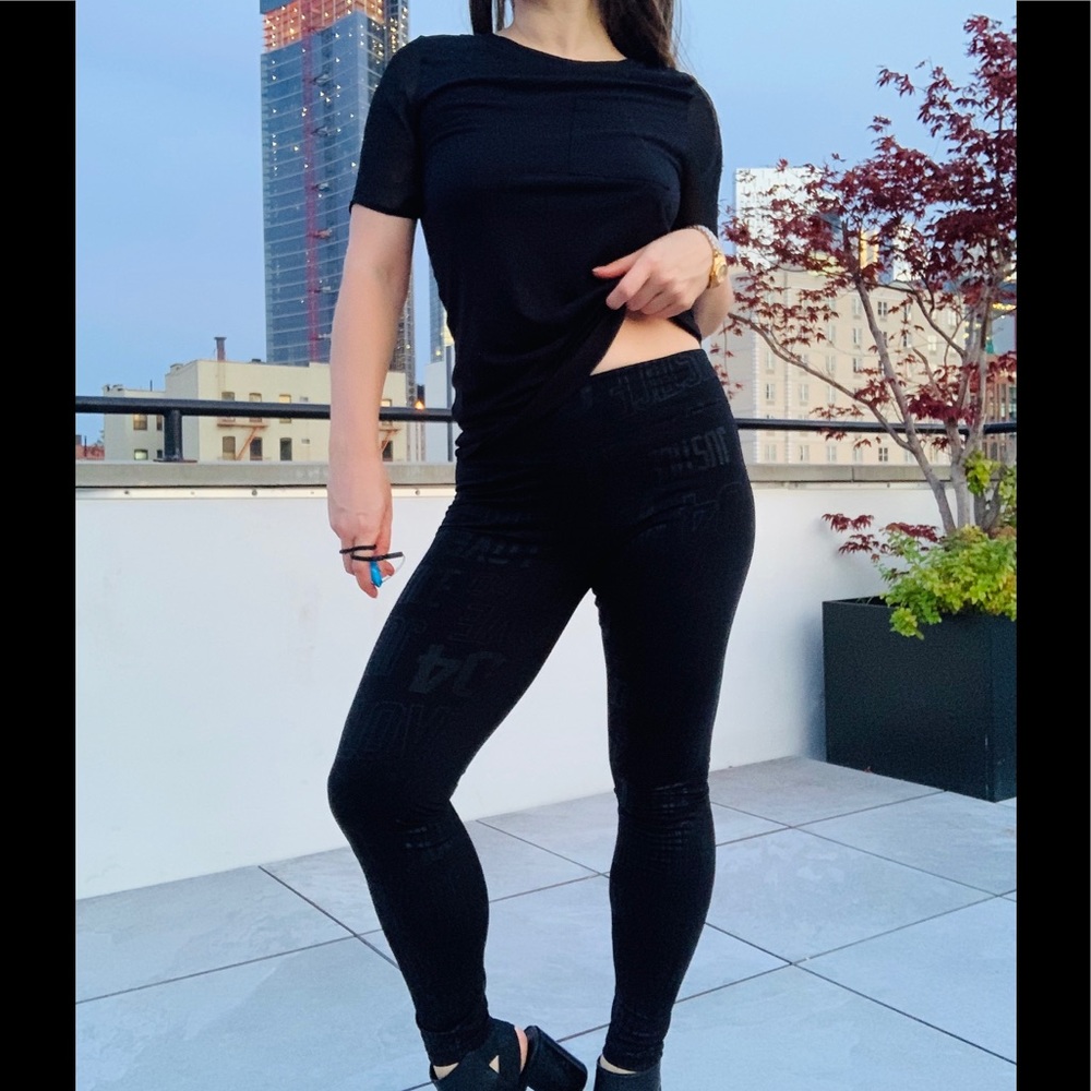 TopShop Sheer Transparent Back Basic Slim T-Shirt - Picture 12 of 16